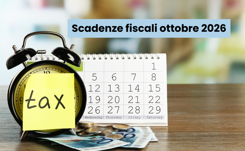 scadenze fiscali ottobre 2026