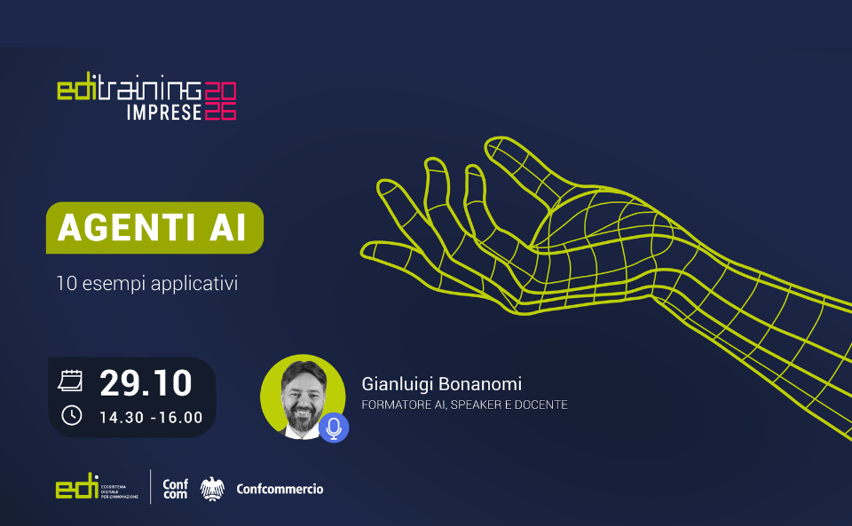 Agenti AI per le imprese: webinar gratuito del 29 ottobre