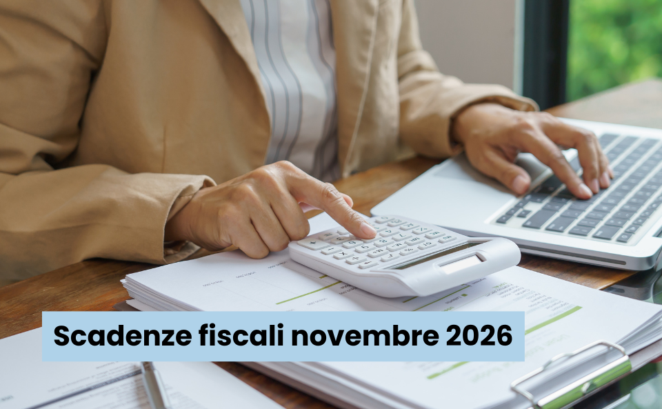calendario di novembre con le tre date segnate